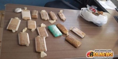 Criminosos arremessam 14 telefones e droga no mini presídio de Cacoal