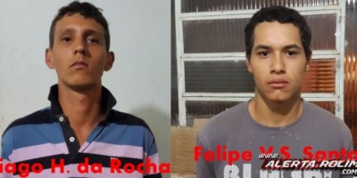 Rolim de Moura -  Dupla efetua roubo a pessoa no Centro da cidade, mas logo em seguida é presa pela Polícia Militar 