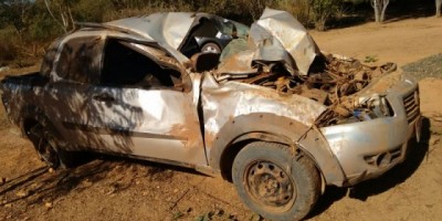 Motorista morre após capotar veículo na zona rural de São Miguel do Guaporé