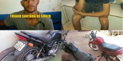 Rolim de Moura – 03 motos motos furtadas são recuperadas pela PM e 02 suspeitos são apreendidos