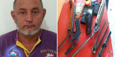 Presidente Médici – PC e PM cumprem mandado de busca e apreendem armas, drogas, dinheiro e diversos produtos furtados