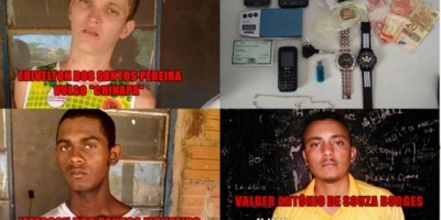 Rolim de Moura – 03 homens são presos pelo SEVIC da Polícia Civil por suspeitas de tráfico de drogas e receptação