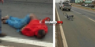 Pedreiro morre atropelado ao atravessar BR, em Ji-Paraná - VIDEO