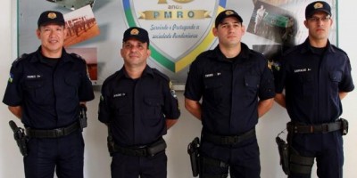 Ato de bravura leva polícias militares de Nova Mamoré a promoção.