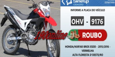 Alta Floresta -  Bandidos invadem casa, trancam vítimas e em seguida roubam uma motocicleta