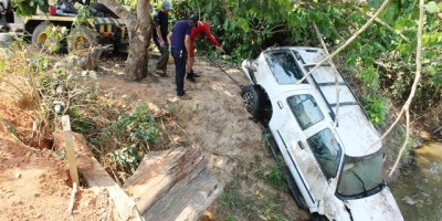 Ouro Preto -  Corpo de Mário Júnior e seu carro são achados dentro do Rio Boa Vista