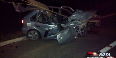 Colisão deixa dois feridos na BR-429 em São Miguel do Guaporé