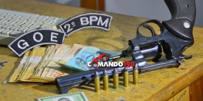 Polícia Militar se depara com roubo em andamento e prende assaltante, em Ji-Paraná