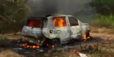 Morte no aeroporto de Porto Velho - Carro é incendiado na BR-319 após homicídio