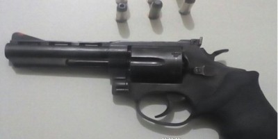 Novo Horizonte – Após ameaça, homem acaba preso em flagrante pela PM por porte ilegal de arma de fogo