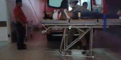 Casal vai buscar receita médica em Posto de Saúde e homem é alvejado por disparos de arma de fogo