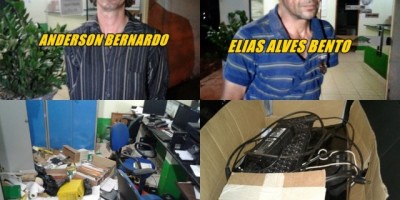 Rolim de Moura – Dupla de ladrões é presa em flagrante pela PM enquanto praticavam furto na EMATER