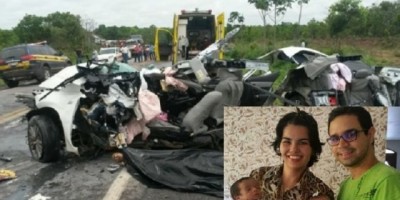 Mato Grosso - BR 364 - Carreta explode mata três pessoas e deixa bebê ferido