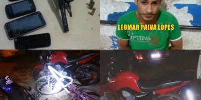 Rolim de Moura – Dois bandidos armados praticam roubo a pessoas, mas um deles acaba preso pela PM