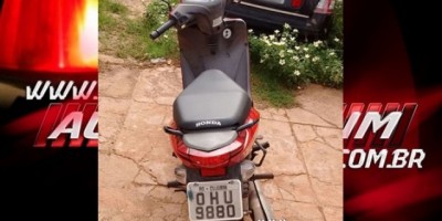 Rolim de Moura – Moto roubada na tarde de quinta-feira é recuperada pela PM