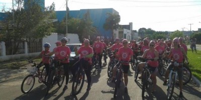 CIRETRAN de Rolim de Moura participa do 1º Pedal Rosa