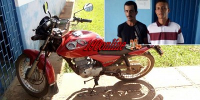 Alta Floresta -  Dois suspeitos são presos em flagrante pela PM, após cometerem roubo à estabelecimento comercial