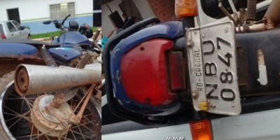 Rolim de Moura – Moto furtada desde 2015 em Cacoal é recuperada pela PM; um menor foi apreendido