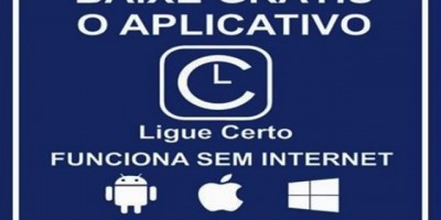 NOVIDADE! Ligue Certo cria Aplicativo de Utilidade Pública que funciona sem internet e ocupa menos espaço que uma foto