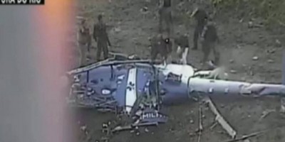 Helicóptero da PM é abatido e 4 PMs morrem no RJ