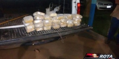 São Miguel do Guaporé - Polícia Civil e Militar apreende 30 kg de cocaína escondido em teto falso de veículo