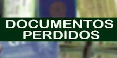 UTILIDADE PÚBLICA -  Bolsa com documentos pessoais perdida 
