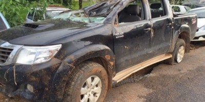 Governador Jorge Teixeira - Ladrão rouba caminhonete, fura cerco policial e capota veículo na fuga