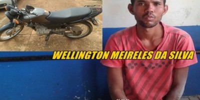 Rolim de Moura – Motocicleta furtada é recuperada pela PM e um suspeito é preso