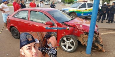 Motorista bêbado avança sinal, mata um e fere gravemente jovem em Porto Velho; fotos