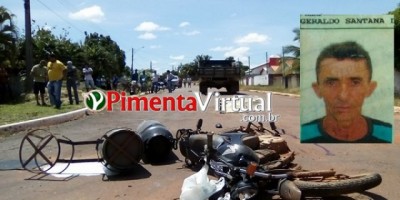 Acidente envolvendo moto e caminhonete deixa vítima fatal em Pimenta Bueno