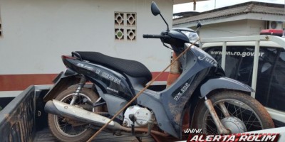 Rolim de Moura -   Após denúncia, PM recupera moto furtada no Bairro Industrial