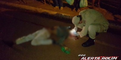 Rolim de Moura - Homem morre após ser atropelado por carro no Centro da cidade 
