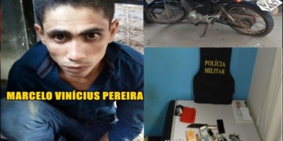 Santa Luzia – Suspeito de roubos em Alta Floresta e tentativa de roubo em Santa Luzia acaba preso pela PM
