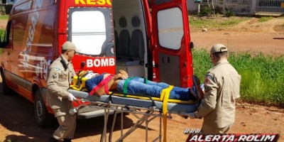 Rolim de Moura - Disparo acidental deixa um baleado no Bairro Jardim Tropical