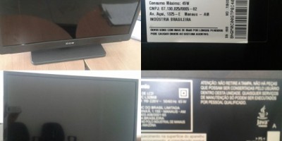 Rolim de Moura – PM apreende duas TVs possivelmente furtadas em posse de suspeito que estava a caminho de Cacoal 