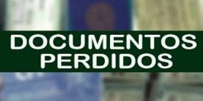 UTILIDADE PÚBLICA -  Carteira e documentos pessoais perdidos