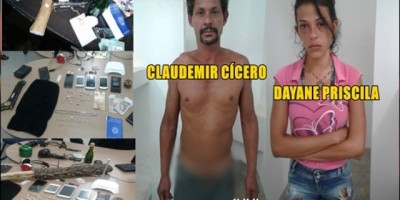 Rolim de Moura – Após roubo a mão armada, PM prende suspeito e mais uma mulher acusada de tráfico de drogas e receptação