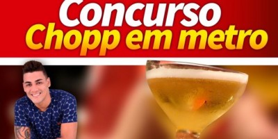 Publicidade -  Concurso Chopp em metro e show ao vivo no Espetinho do Edinho 