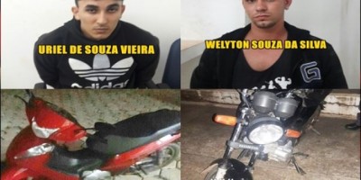 Rolim de Moura – Dois suspeitos são presos pela PM com moto furtada em Cacoal e que seria levada para Costa Marques para ser trocada por drogas