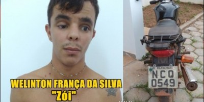 Rolim de Moura – Suspeito é preso e mais uma motocicleta furtada é recuperada pela PM