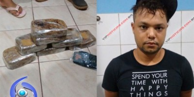 Cacoal – Polícia Militar prende homem transportando 07 kg de cocaína em ônibus interestadual
