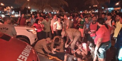 Rolim de Moura -  Acidente de trânsito no Centro da cidade resulta em uma pessoa ferida 