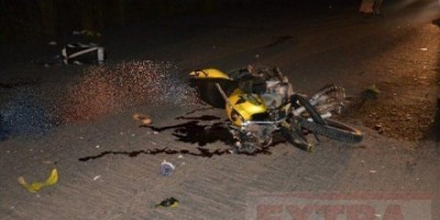 Choque frontal entre motos e deixa dois mortos e um ferido em BR que liga Vilhena a Colorado 