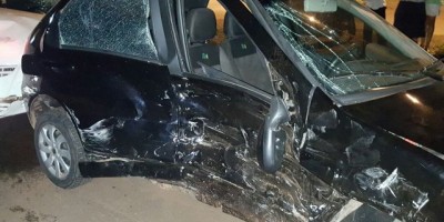 Rolim de Moura - Acidente de trânsito envolvendo dois carros no Centro da cidade 