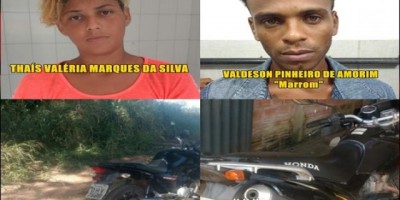Cacoal – Suspeitos são presos pela PM com duas motocicletas roubadas; produtos furtados também foram recuperados