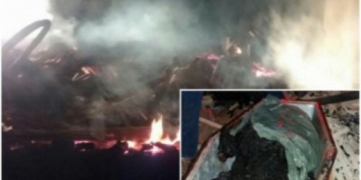 Casa pega fogo e homem morre carbonizado na linha 105 em Alto Paraíso