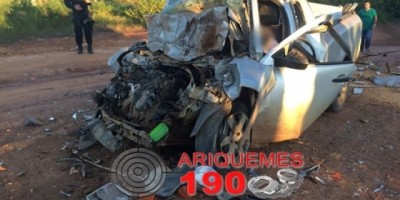 Colisão entre veículos resulta em uma morte e outra pessoa ferida em Cujubim