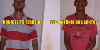 Rolim de Moura – Dupla suspeita de praticar roubos a mão armada é presa pela Polícia Militar