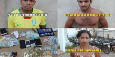 Rolim de Moura – Três pessoas da mesma família são presas pela PM suspeitas de envolvimento em crime de tráfico de drogas 
