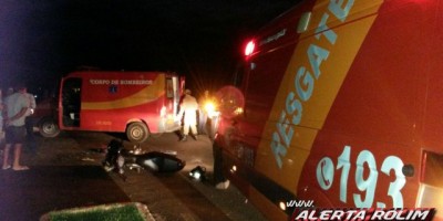 Rolim de Moura -  Grave acidente de trânsito é registrado na Avenida 25 de Agosto